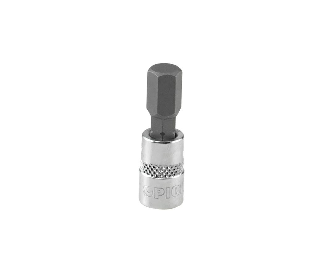 1/4 collas uzgaļa muciņa sešstūra HEX 8 mm, garums 37 mm (79941508, PICHLER)