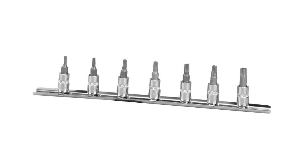 1/4 in. Drive Torx Bit Socket Set, T10–T40, 7 Pieces (79941700, PICHLER)