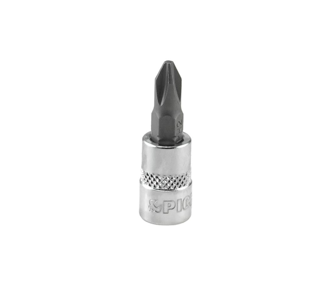 Uzgriežņu uzgalis ar krustveida PH2 galu, 1/4 collas, 37 mm (79942402, PICHLER)