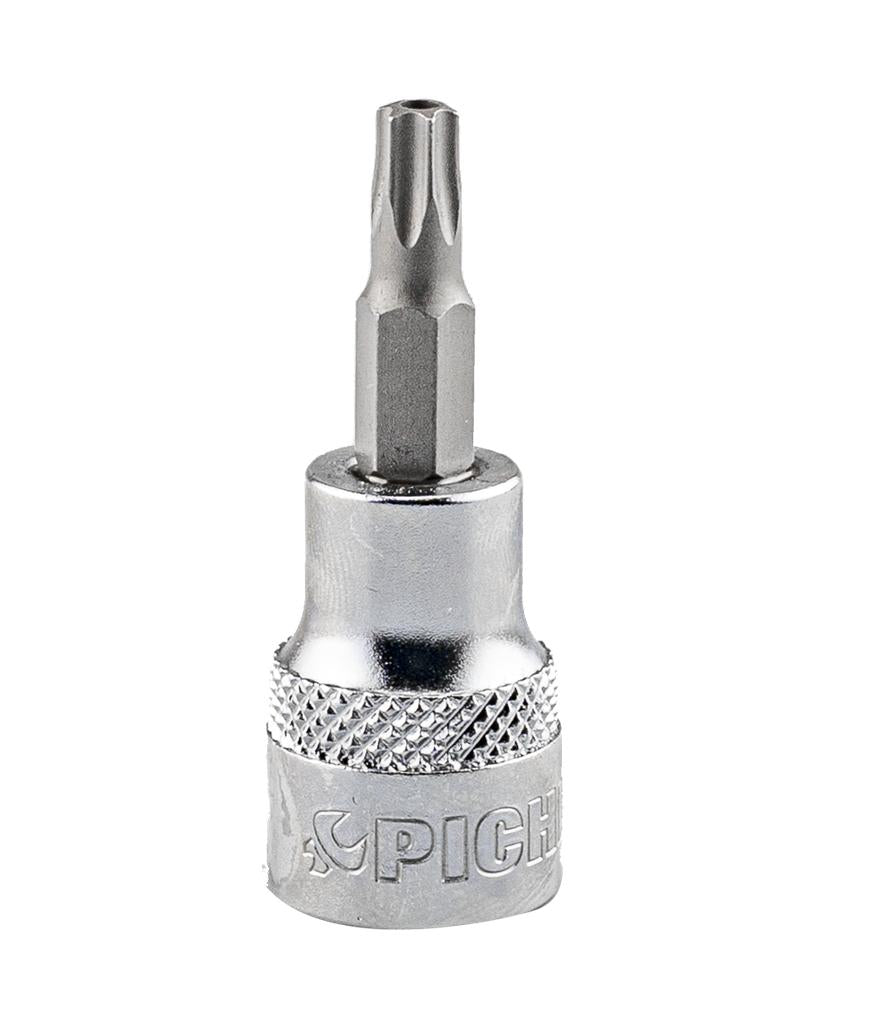 Galvutė 3/8 col. su apsauginiu Torx antgaliu TXB25, ilgis 48 mm (79943925, PICHLER)