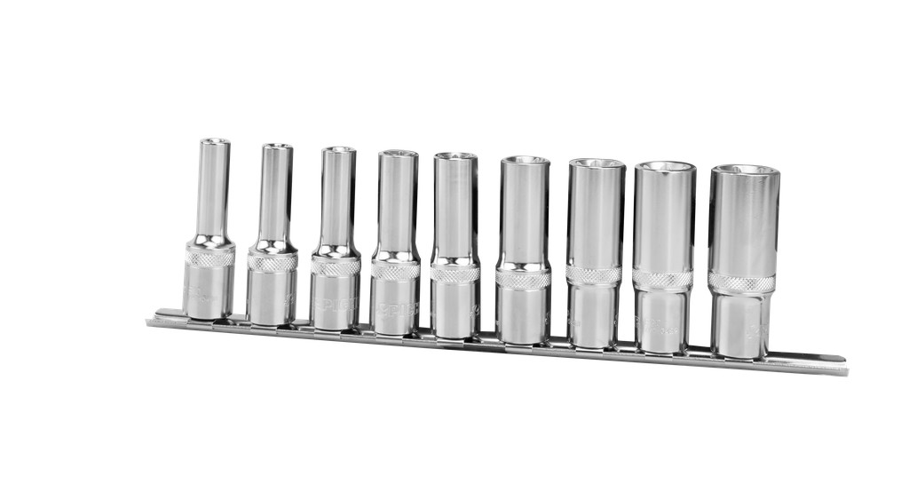 1/2 in. Drive External Torx Socket Set, Long, E10–E24, 9 Pieces (79945305, PICHLER)