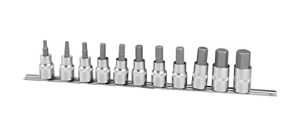 1/2 collu īso sešstūra uzgaļu muciņu komplekts 5–19 mm, 11 daļas (79945500, PICHLER)