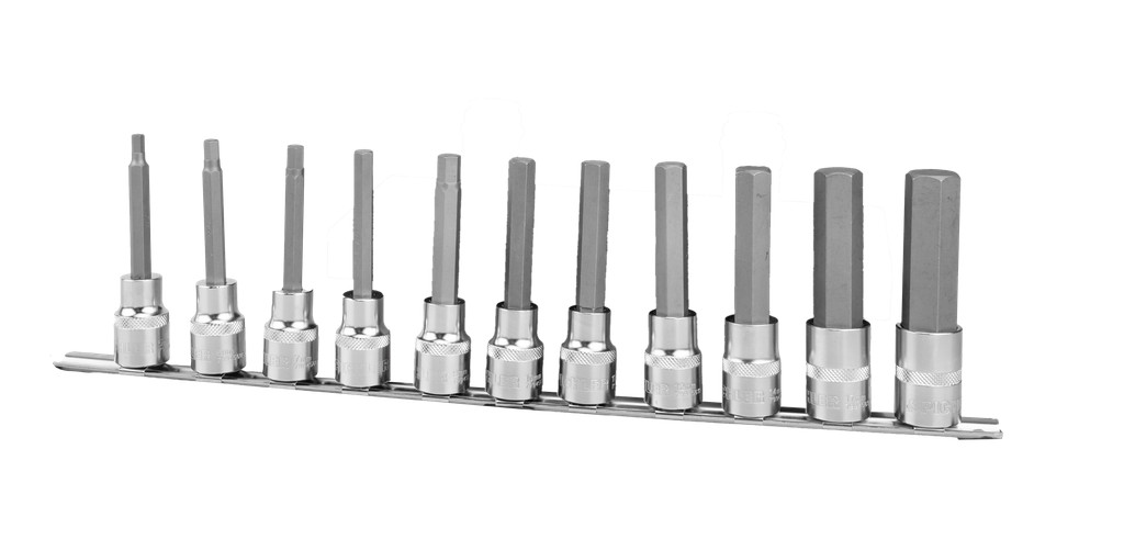 1/2 collu garo sešstūra uzgaļu muciņu komplekts 5–19 mm, 11 daļas (79945515, PICHLER)