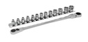 Extra-short socket set 4–14 mm, 14 pcs., incl. extra-long flex-head ratchet wrench (79949120, PICHLER)