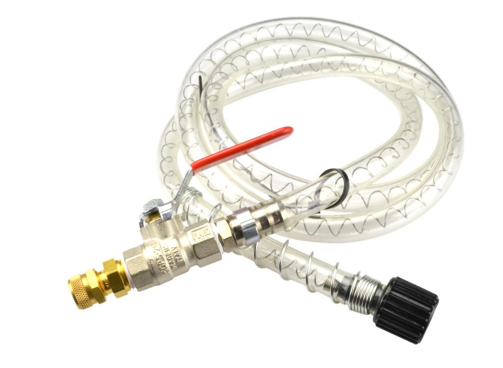 Replacement hose 145 cm with shut-off valve for 80118325 and 80118340 (80118202, PICHLER)