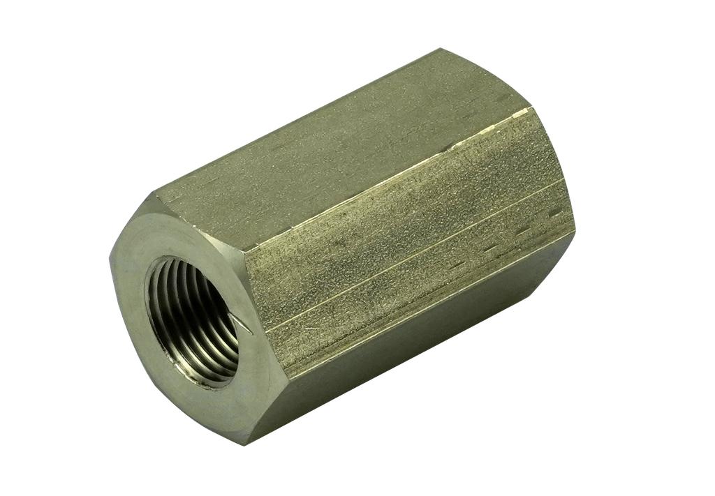 Hidraulinė jungiamoji mova 3/8 col. NPT, L=41 mm, 2 vidiniai sriegiai (80255538, PICHLER)