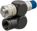 Pneumatic double-swivel cube with air regulator (80305004, PICHLER)