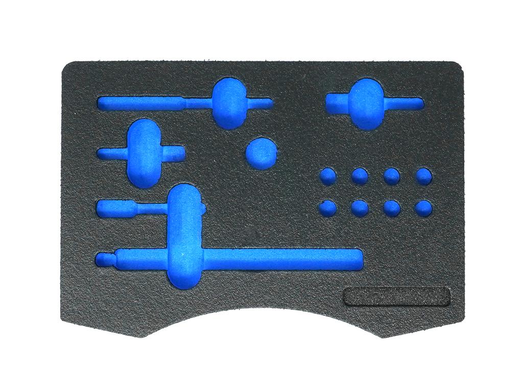 Tool Trolley Insert for Repair Kits, black/blue (88001175, PICHLER)