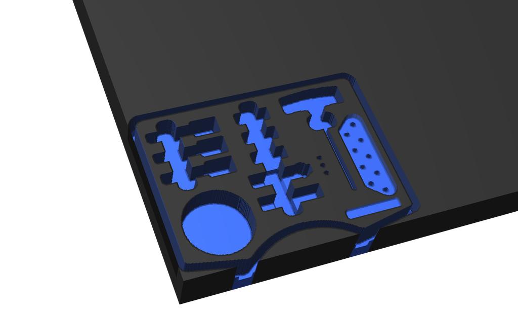 Tool Trolley Insert for Fuel Tank Sensor Ring Removal Kit 61600000 (88003100, PICHLER)
