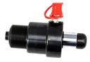 Hydraulic cylinder 8.5 t with hammering head and adjustable press rod 100 mm, M22 (90251240, PICHLER)
