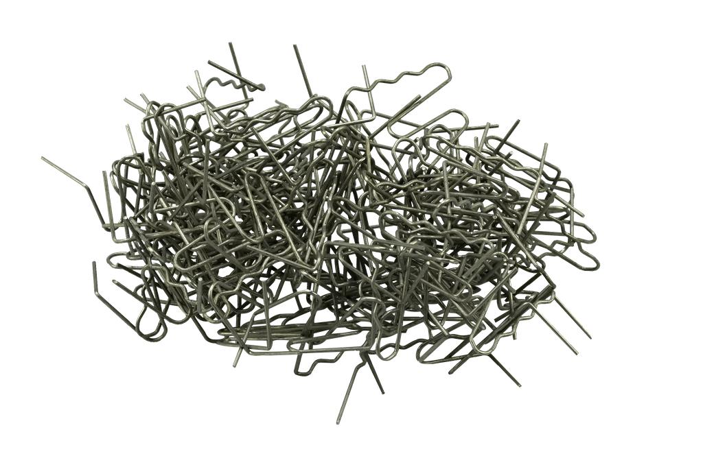 Plastmasas remonta karstās skavas viļņotas W formas, 3 punktu, 0,7 mm, 100 gab. (90310714, PICHLER)