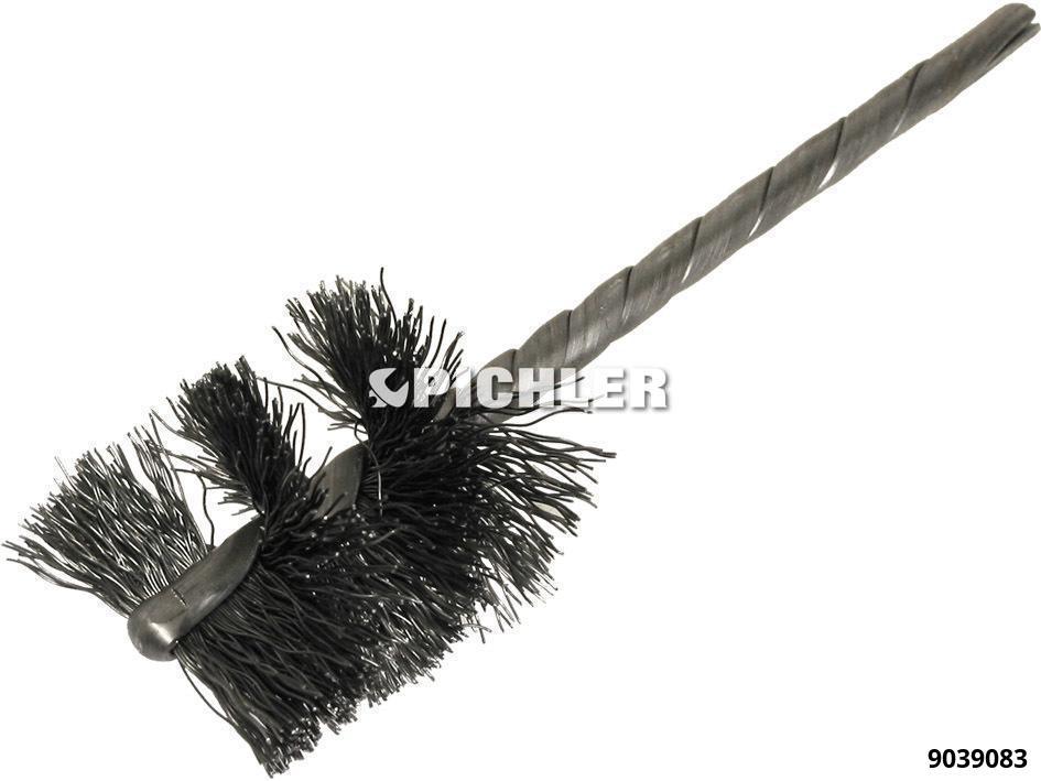 Hard Interior Brush Ø26 mm for Injector Shaft Cleaning, Pack of 12 (9039083, PICHLER)