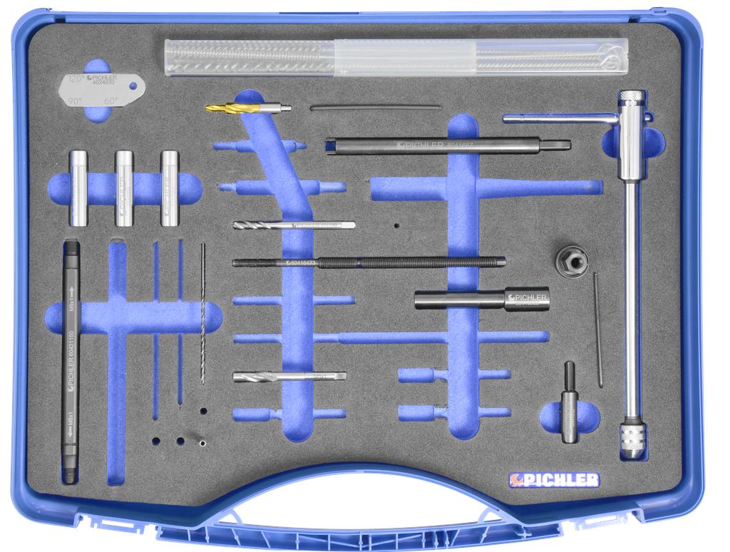 Glow Plug Drilling Kit BASIC for M8x1 (from 90417800) (90417780, PICHLER)
