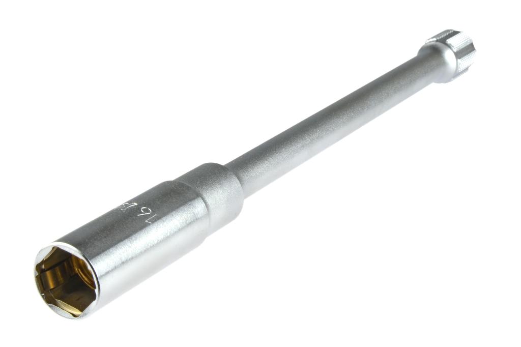 Uždegimo žvakių galvutė 16 mm, 6 briaunų, 3/8 col., 250 mm, su fiksavimo spyruokle (9046400, PICHLER)