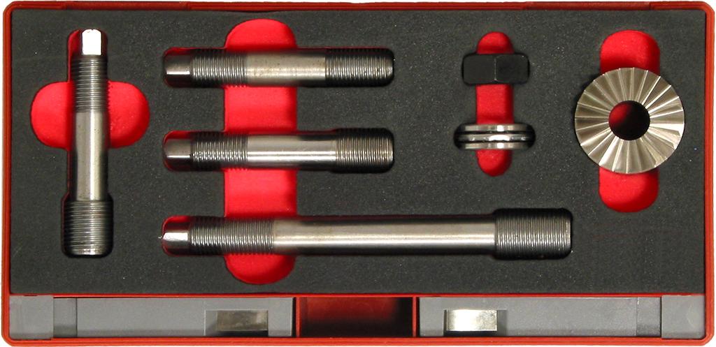 Hand milling tool set for face milling, 5 pcs, 5-cyl. engines ACV, AHY (9088895, PICHLER)