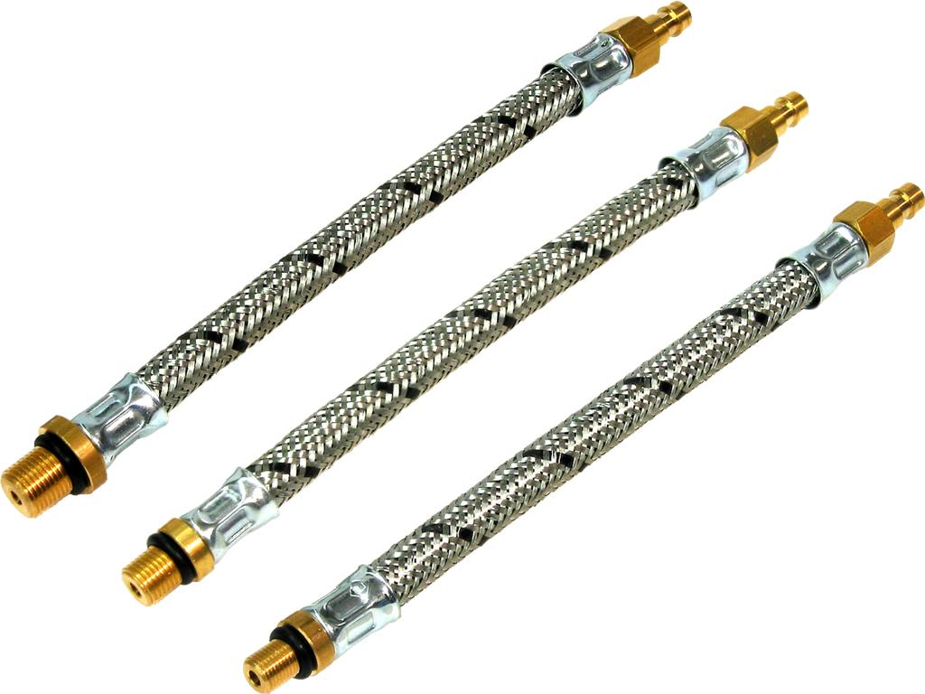 Compression test adapter set, 3 pcs, M10 x 1.0, M12 x 1.25, M14 x 1.25 (9091200, PICHLER)