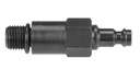 Compression Tester Spark Plug Adapter M12x1.25, 50 mm, Rigid, with NW 5 Coupling and Check Valve (90916011, PICHLER)