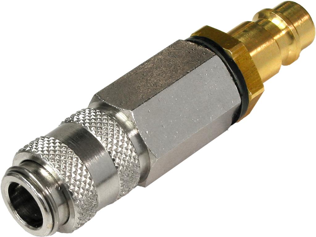 Coupler socket DN 5 with 1/4 inch female thread and EURO plug (90960005, PICHLER)