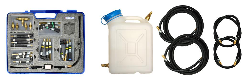 Fuel system cleaning kit SAE, 27 pcs (9096015, PICHLER)