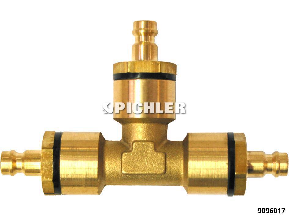 T-piece with 3 plugs DN5 (9096017, PICHLER)