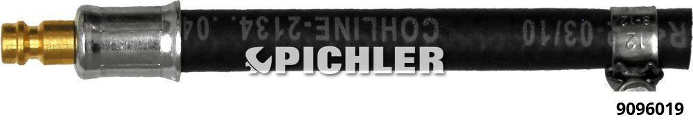 Žarna Ø6 mm x 135 mm su DN5 kištuku ir apkaba (9096019, PICHLER)