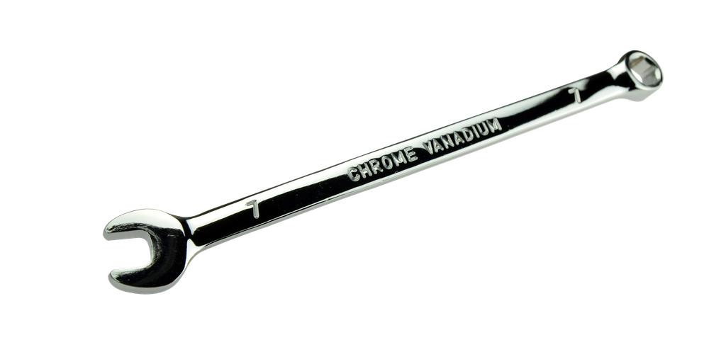 Combination spanner 7 mm, 15° offset ring, hexagon (9110207, PICHLER)
