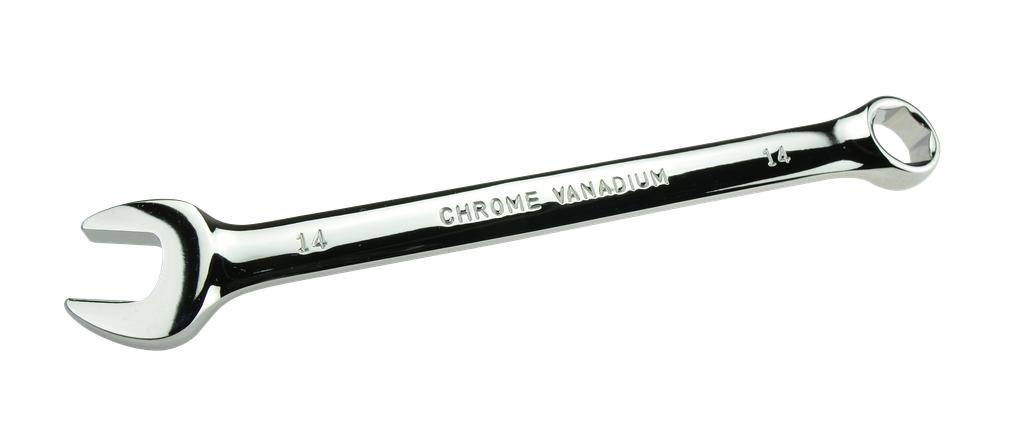Kombinuotas raktas 14 mm, žiedinė dalis lenkta 15°, šešiakampė (9110214, PICHLER)