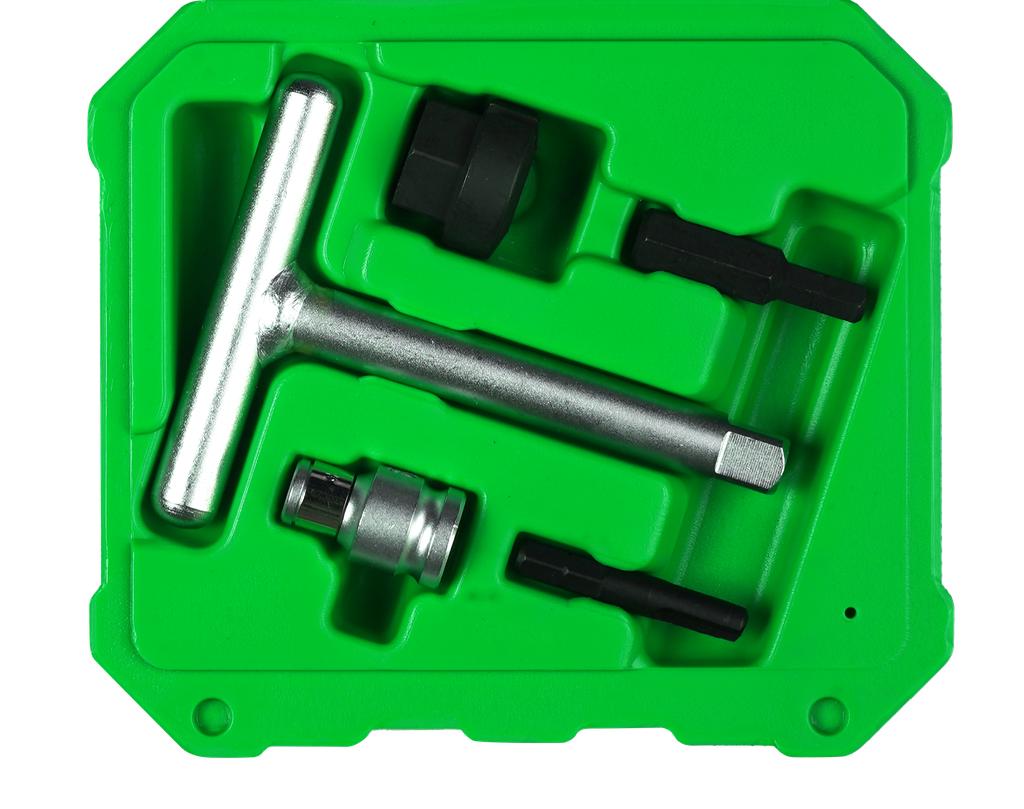 Oil Service Special Profile Socket Set, 5 pcs, for VAG, Ford and PSA (91223890, PICHLER)