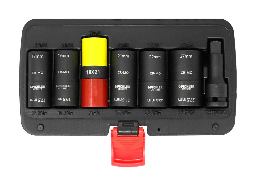Wheel Nut Release Tool Set, 7 pcs. (91375220, PICHLER)