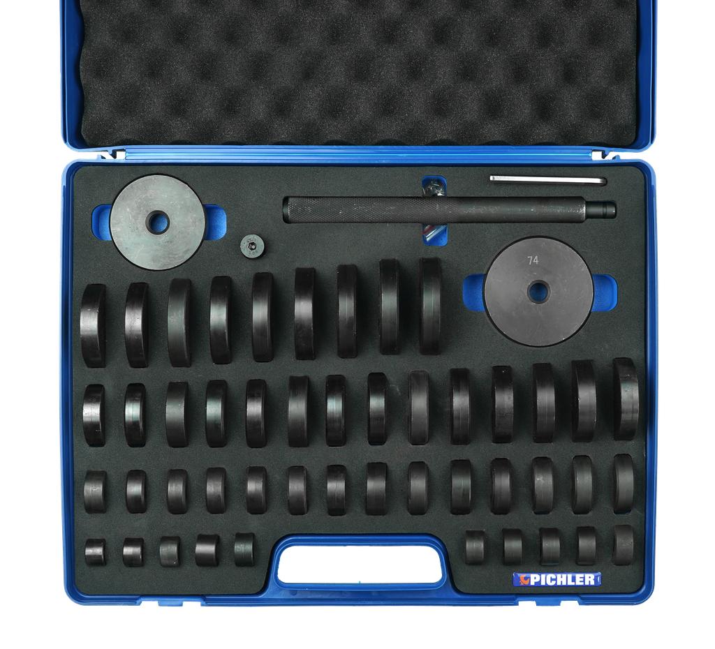 Universal Thrust Piece Set, 51 pcs (9145030, PICHLER)
