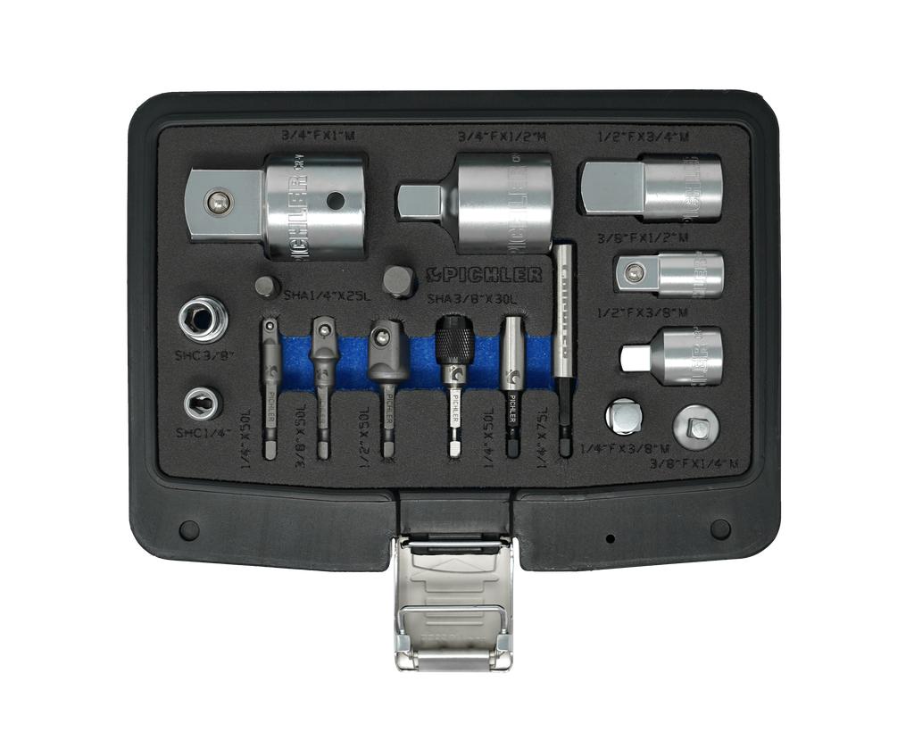Adapterių rinkinys, 17 dalių (92600700, PICHLER)