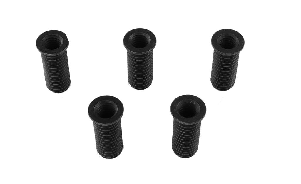 Vītņu bukses bez apkakles, iekšējā M6 × 1,0 / ārējā M8 × 1,25, L 20 mm, 5 gab. (93009916, PICHLER)