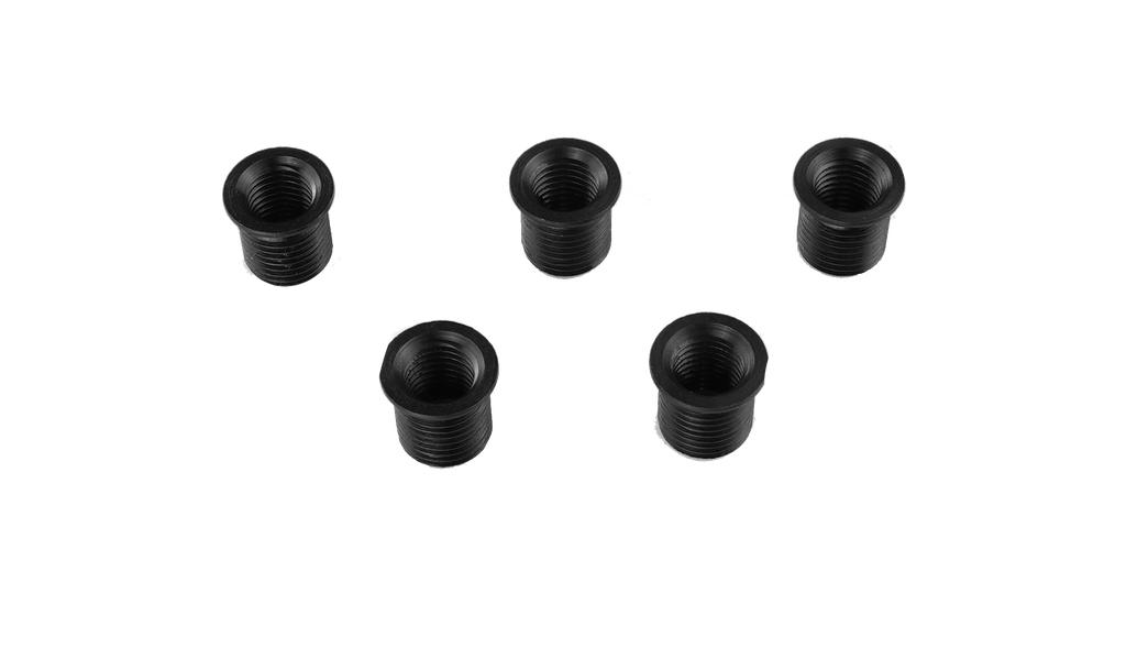 Flanged Thread Bushings, Internal M8 x 1.0 / External M10 x 1.0, L 11 mm, 5 pcs. (93009918, PICHLER)
