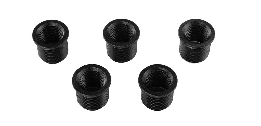 Flanged Thread Bushings, Internal M10 x 1.0 / External M12 x 1.0, L 12 mm, 5 pcs. (93009920, PICHLER)