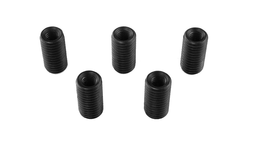 Vītņu bukses bez apkakles, iekšējā M6 × 1,0 / ārējā M10 × 1,5, L 20 mm, 5 gab. (93009926, PICHLER)