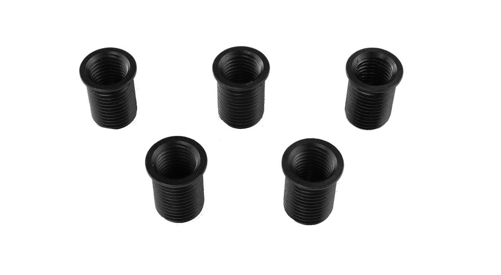 Sriegio įvorės su apvadu, vidinis M10 × 1,25 / išorinis M12 × 1,25, L 17 mm, 5 vnt. (93009930, PICHLER)