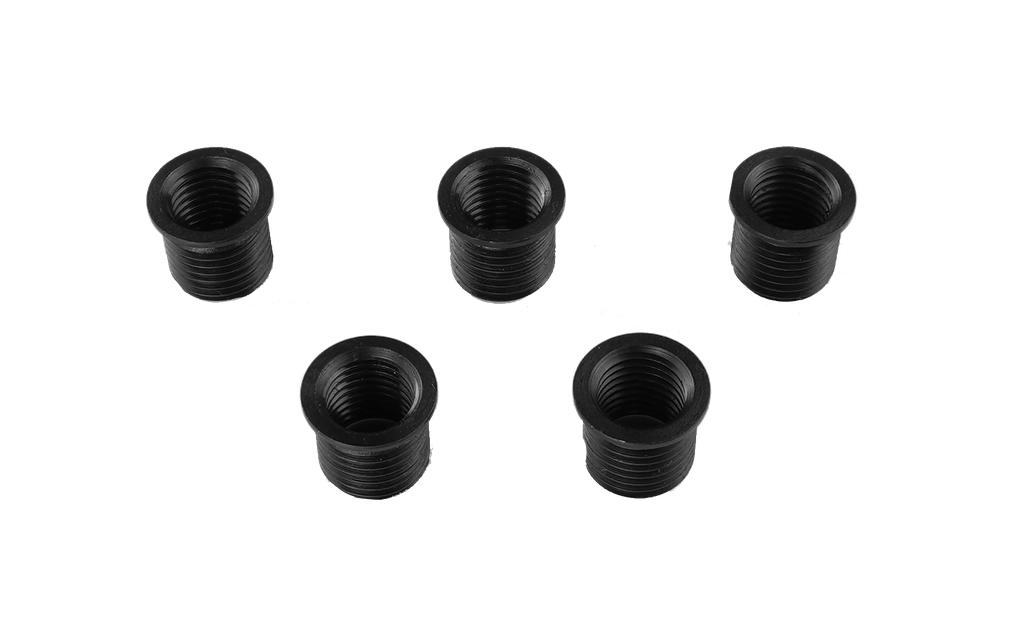 Sriegio įvorės su apvadu, vidinis M10 × 1,25 / išorinis M14 × 1,25, L 12 mm, 5 vnt. (93009935, PICHLER)