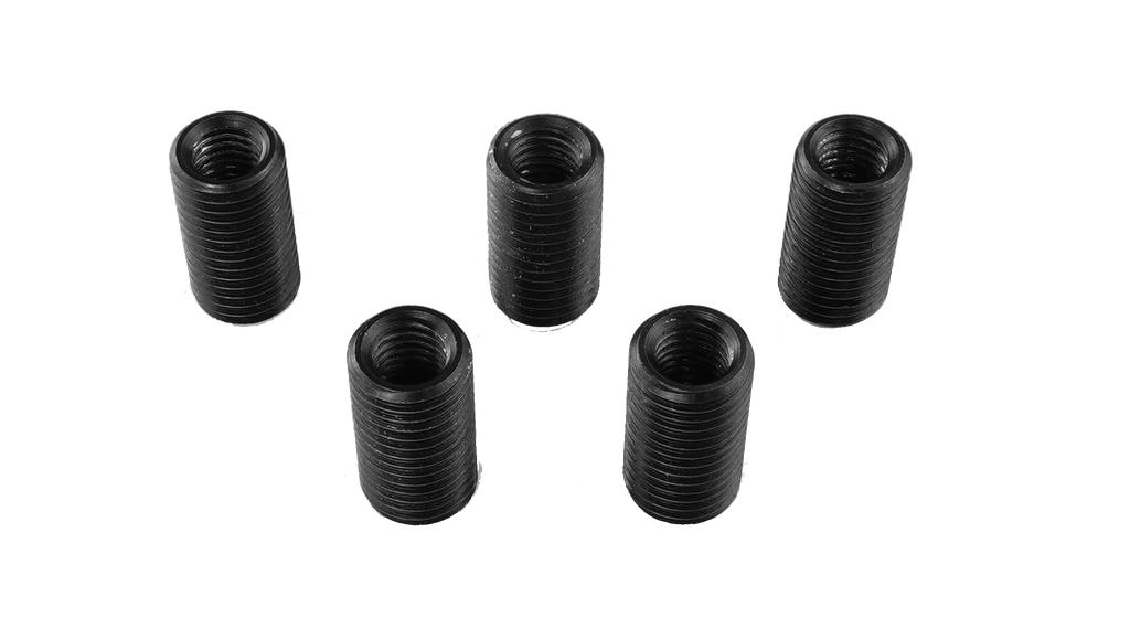 Sriegio įvorės be apvado, vidinis M8 × 1,25 / išorinis M12 × 1,5, L 22 mm, 5 vnt. (93009938, PICHLER)