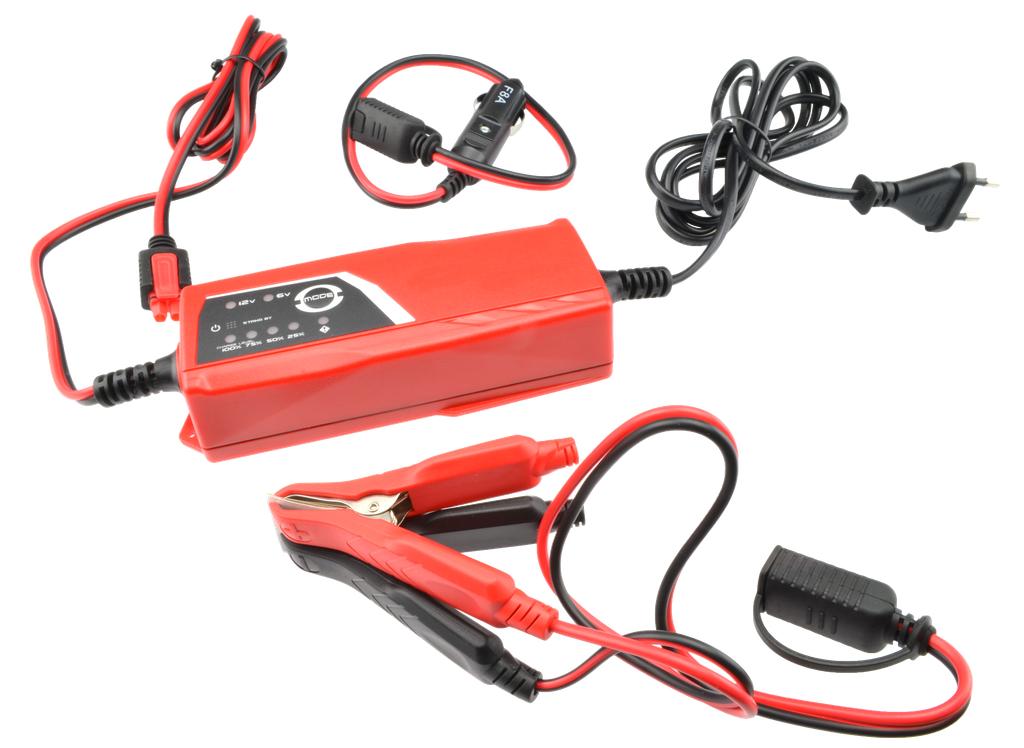 Automatic battery charger SMART 6V/12V, 1 A (9404106, PICHLER)