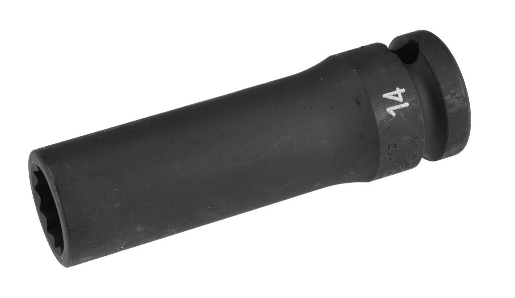 Smūginė galvutė 1/2 col., ilga, 12 briaunų, 14 mm, ilgis 80 mm (9436140, PICHLER)