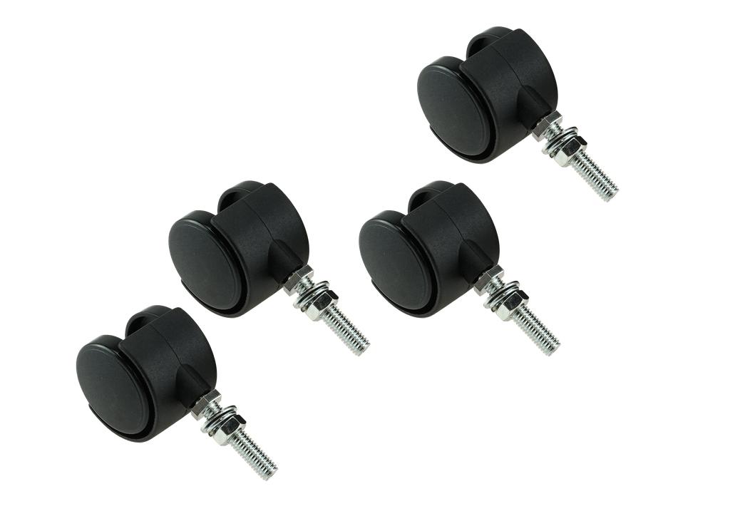 Replacement castor set, 4 pcs, e.g. for walnut shell blasting unit (94952554, PICHLER)
