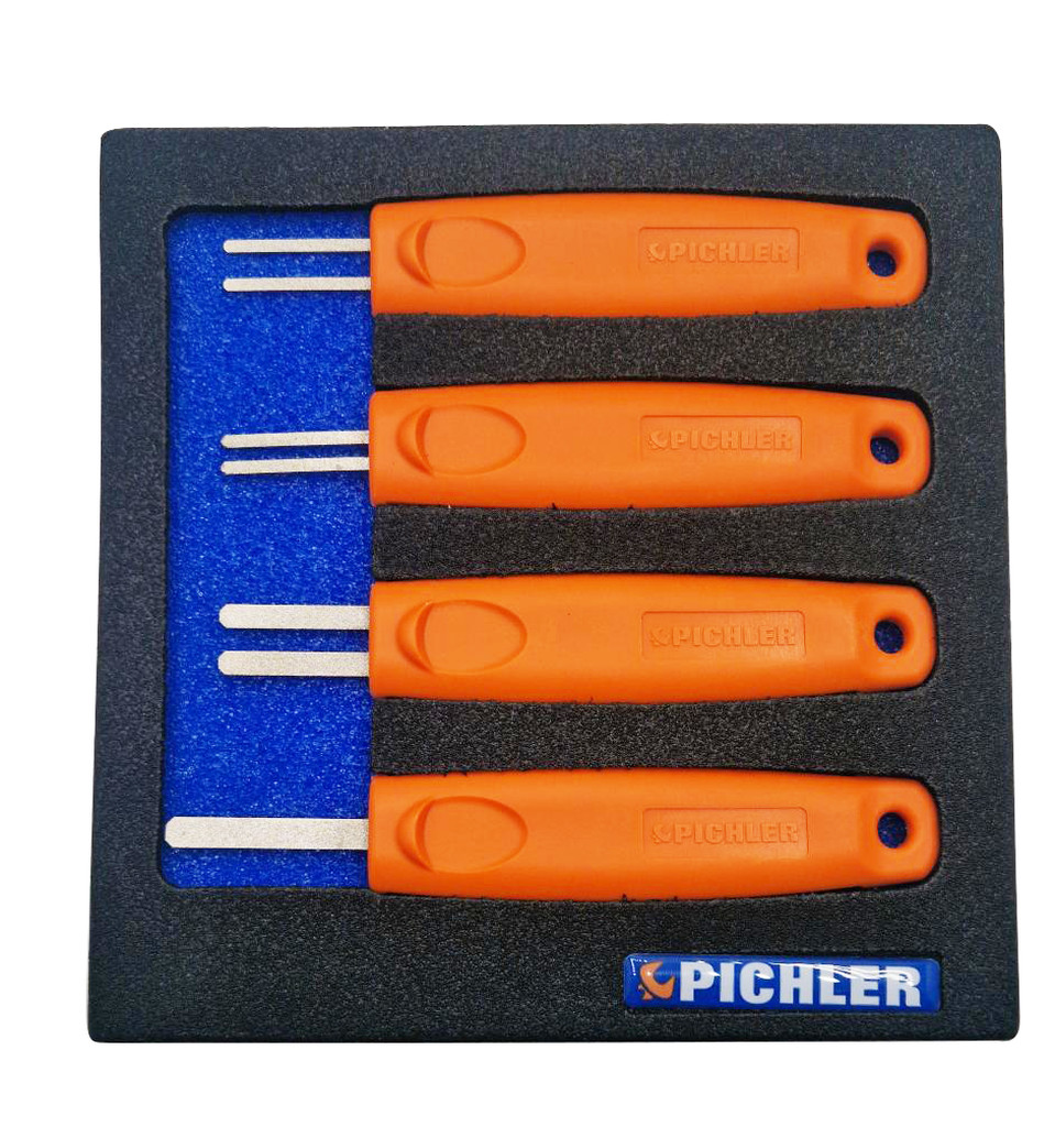Drošinātāju ligzdu tīrīšanas instrumentu komplekts FUSE CLEAN, 4 daļas (95149110, PICHLER)