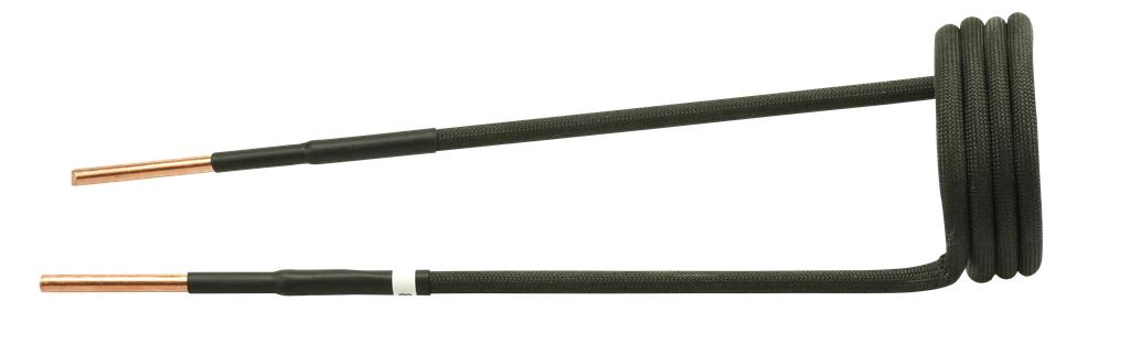 Indukcijas sildītāja spole, taisna, Ø45 mm, L 220 mm, M22, melna (95356218, PICHLER)