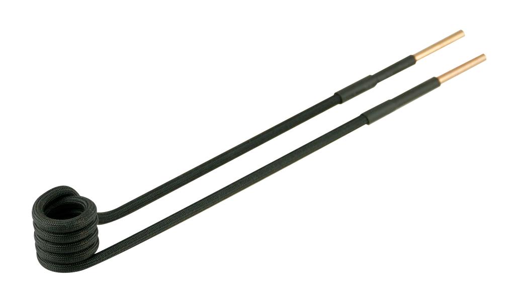 90° Angled Induction Coil Ø15 mm, L 220 mm, M6, Black (95356221, PICHLER)