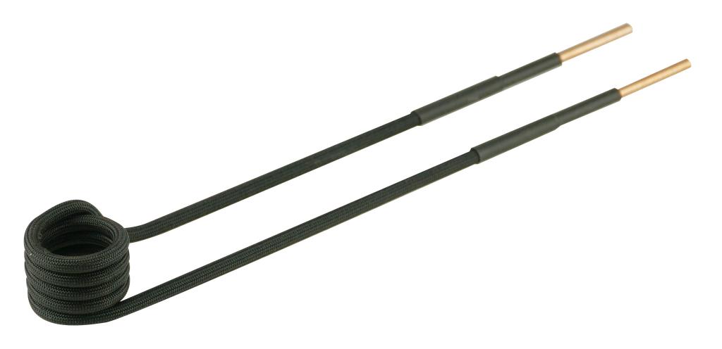 Indukcinio kaitintuvo ritė, lenkta 90°, Ø20 mm, L 220 mm, M8, juoda (95356223, PICHLER)