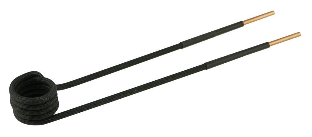 90° Angled Induction Coil Ø23 mm, L 220 mm, M10, Black (95356224, PICHLER)