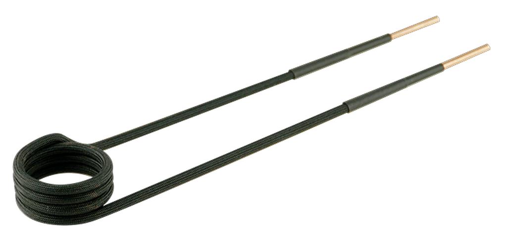 Indukcinio kaitintuvo ritė, lenkta 90°, Ø32 mm, L 220 mm, M16, juoda (95356226, PICHLER)