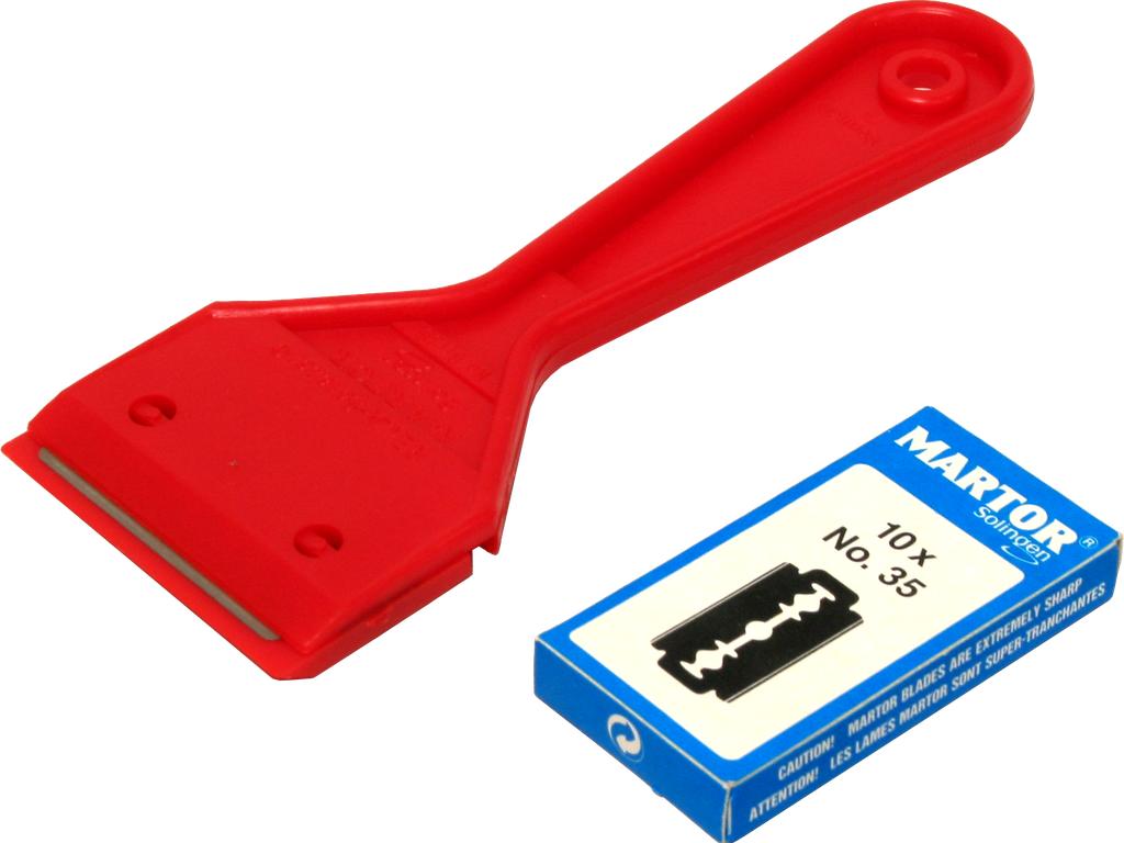 Auto glass repair set scraper with blade (9571212, PICHLER)