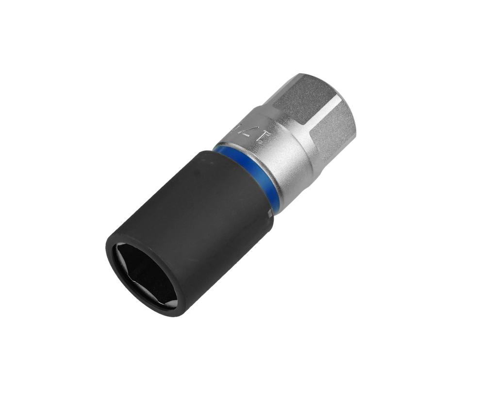 Ratų veržlių galvutė su plastikine apsauga 17 mm, mėlynas spalvinis žymėjimas, lengvojo lydinio ratlankiams (99414317, PICHLER)