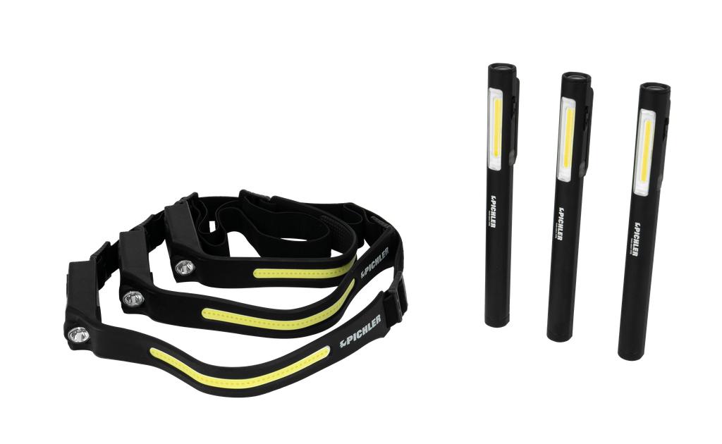 Darbnīcas lampu komplekts, 6 daļas (99720055, PICHLER)